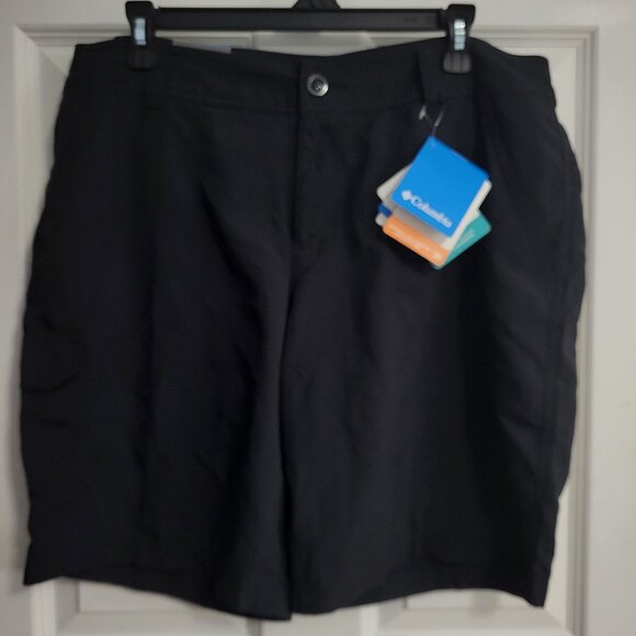 Columbia Pants - Columbia Shorts Women's size 14 Black East Ridge II Short Omni-shade UPF…